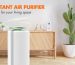 Disinfectant air purifier for a safe living space